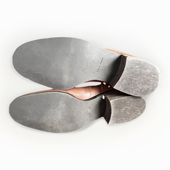 Cole Haan Lyla Brown Leather Waterproof Boot Bootie Women’s 9.5B - Picture 5 of 7